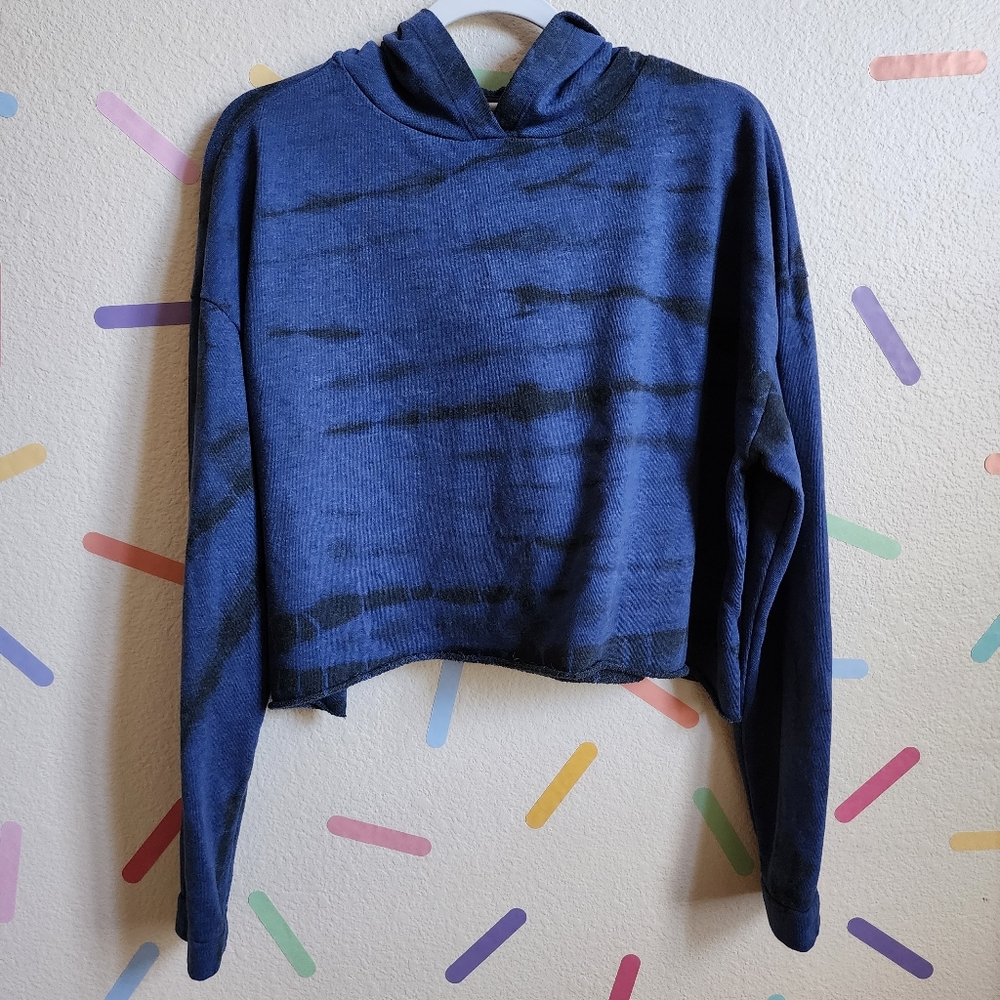 Z by Zella Mosey Tie Dye Hoodie Cropped Size XL